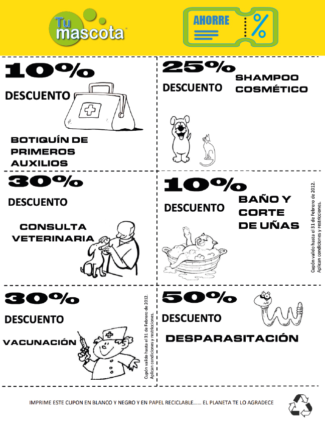 cupones de descuento veterinarias